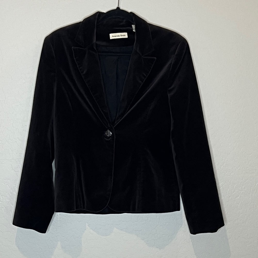 Amanda Smith Velvet Blazer size 12